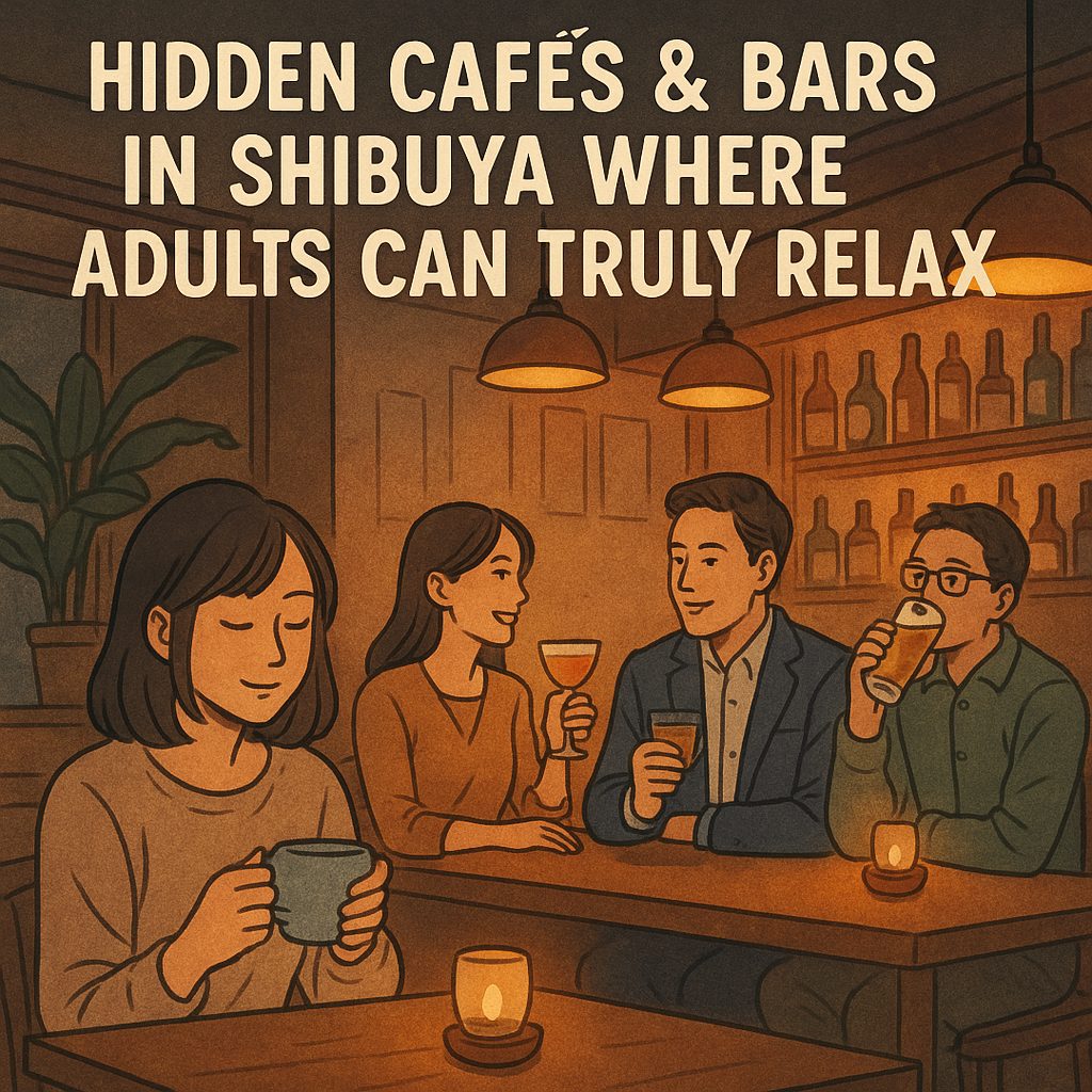 Hidden Cafés & Bars in Shibuya Where Adults Can Truly Relax