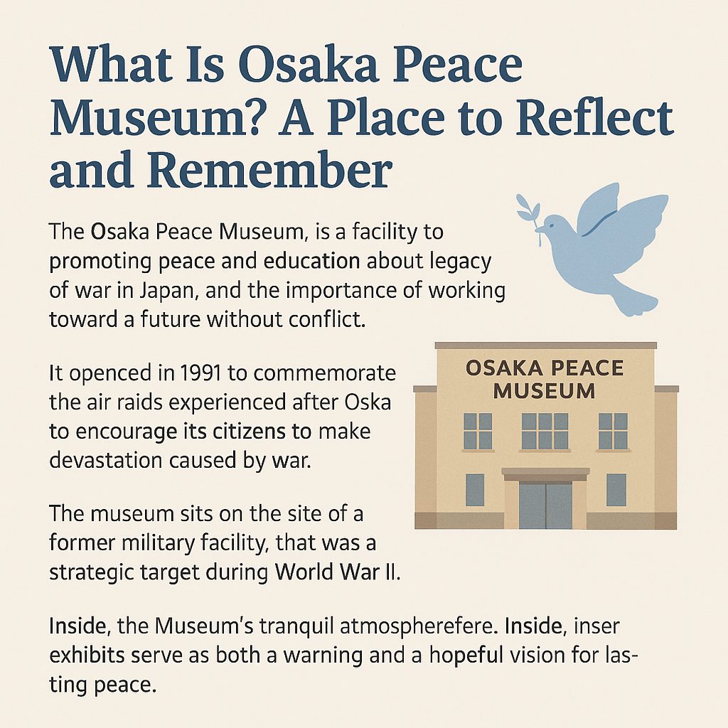 What Is Osaka Peace Museum? A Place to Reflect and Remember
