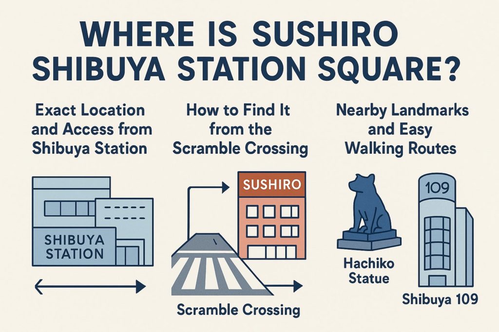 Where Is Sushiro Shibuya Station Square?