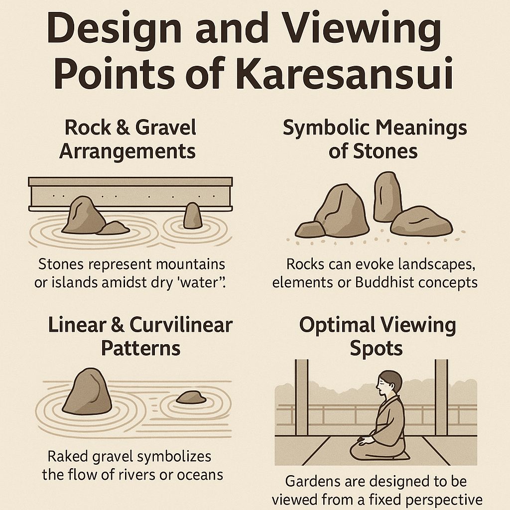 Design and Viewing Points of Karesansui