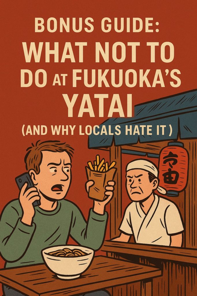 Bonus Guide: What NOT to Do at Fukuoka's Yatai (And Why Locals Hate It)