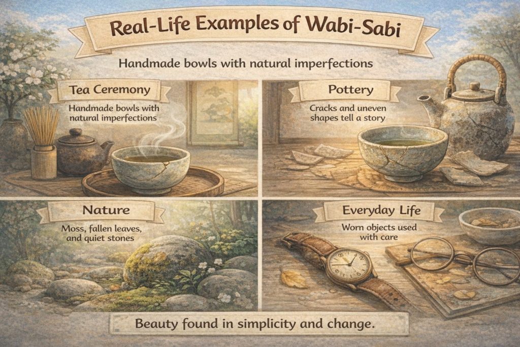 Examples of Wabi-Sabi in Japanese Culture