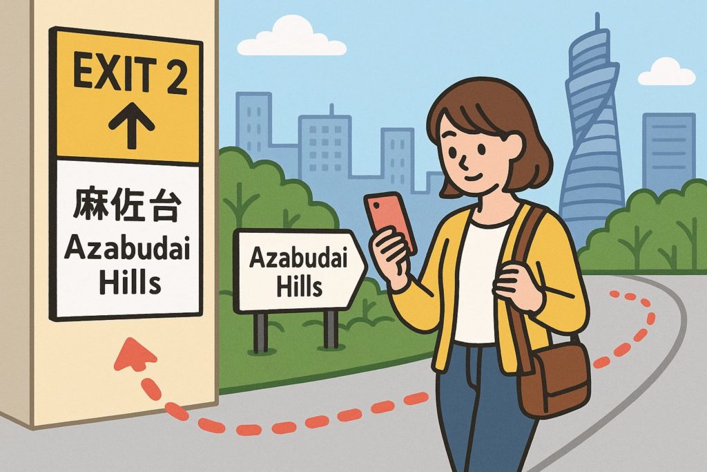 Easiest Way from Roppongi-itchome Station to Azabudai Hills Easiest Way from Roppongi-itchome Station to Azabudai Hills
