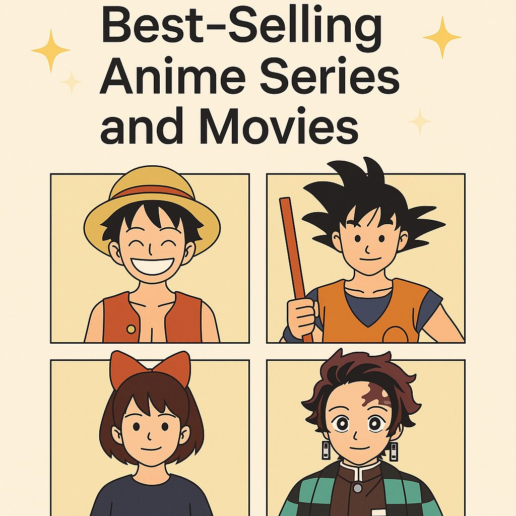 Best-Selling Anime Series and Movies