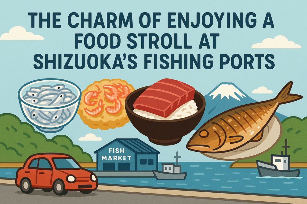 The Charm of Enjoying a Food Stroll at Shizuoka’s Fishing Ports