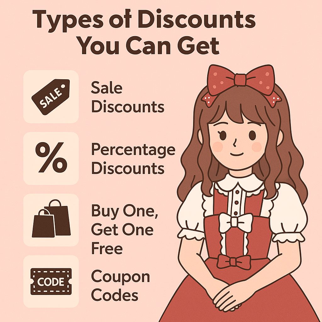 Types of Discounts You Can Get Types of Discounts You Can Get