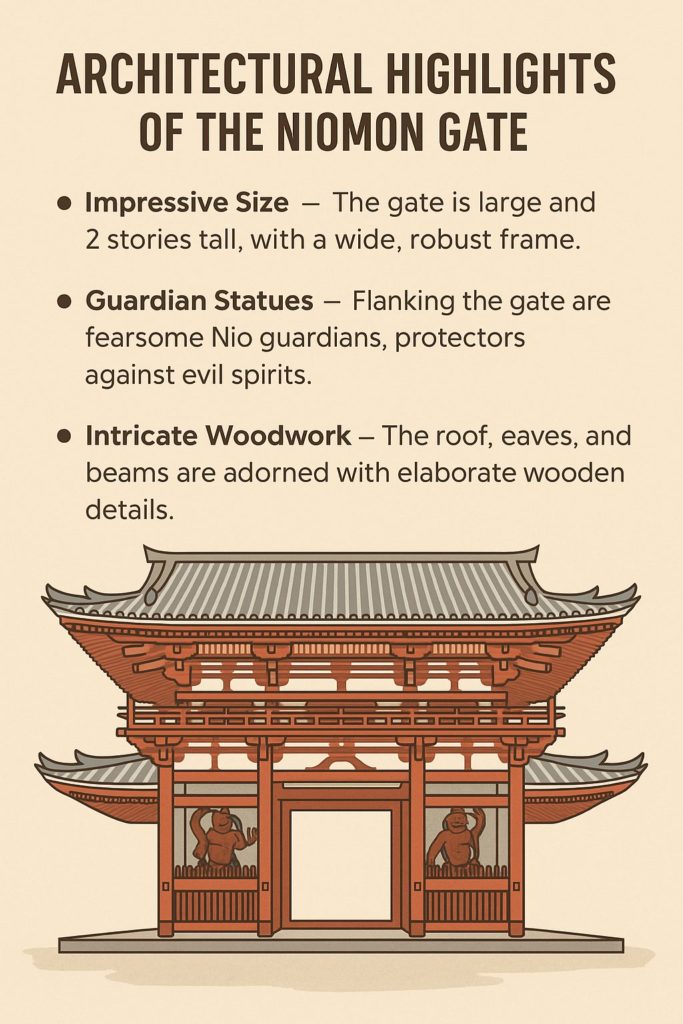 Architectural Highlights of the Niomon Gate
