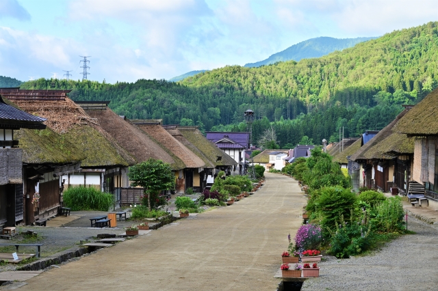 ouchijuku post town