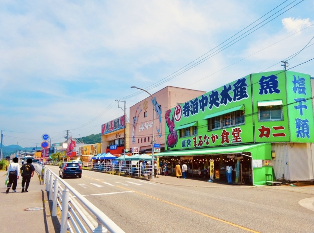 teradomari fish market street